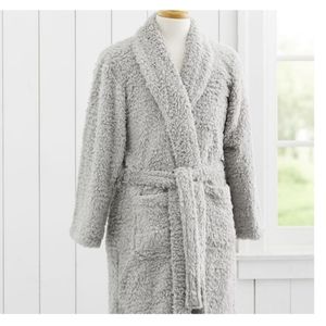 NWT Grey pottery barn robe